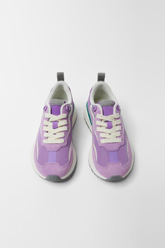 lilac running trainers