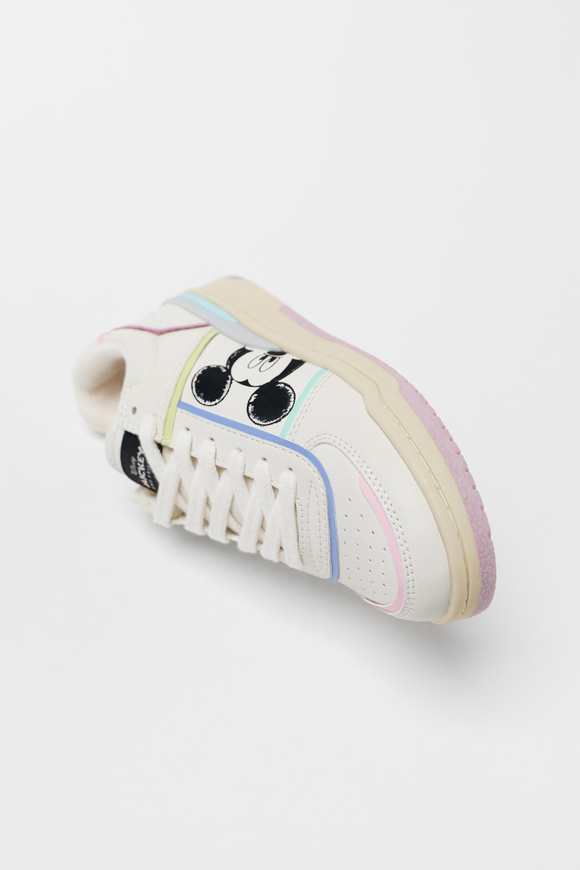 zara mickey mouse trainers