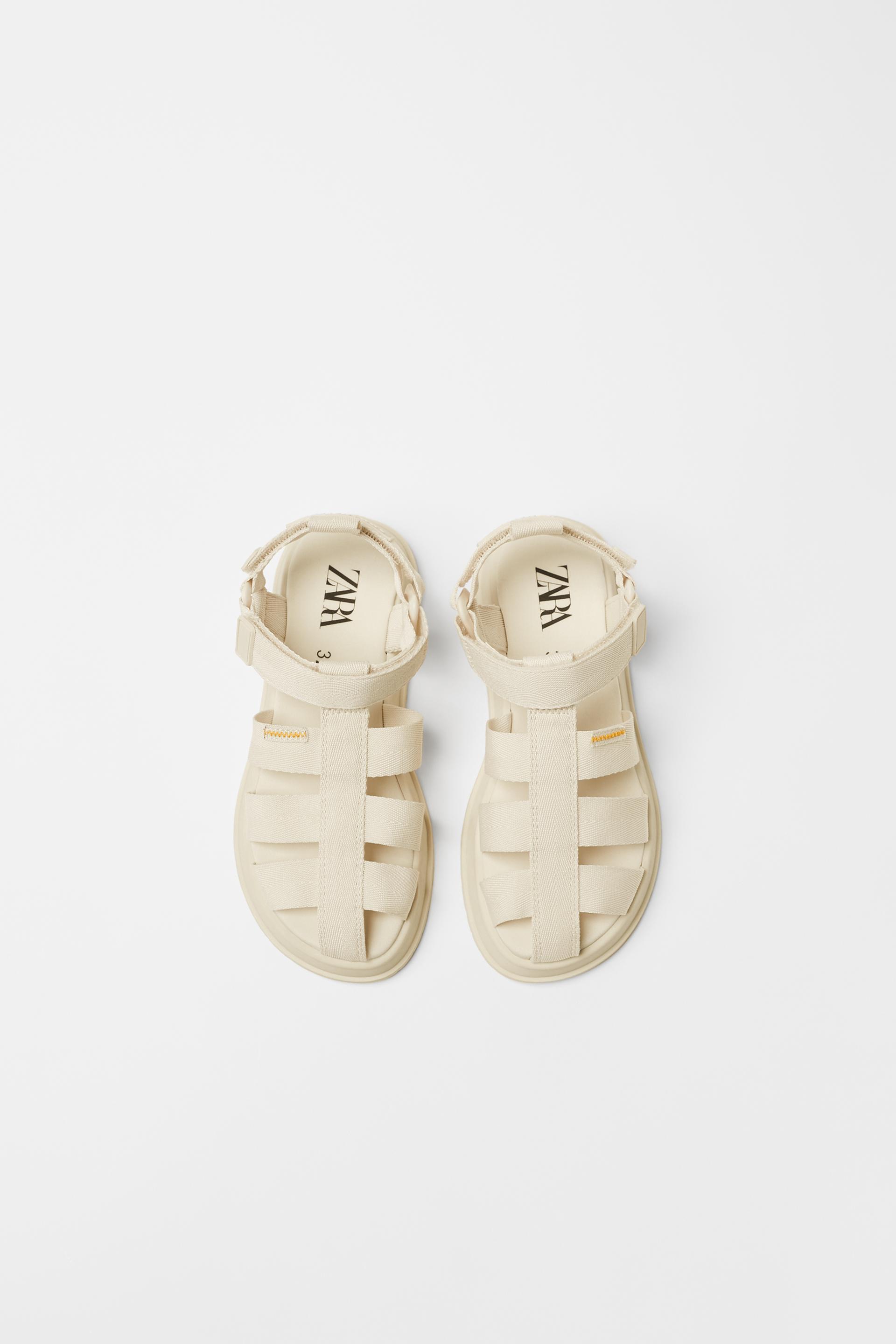 Zara FABRIC FISHERMAN SANDALS - 183297952-002-