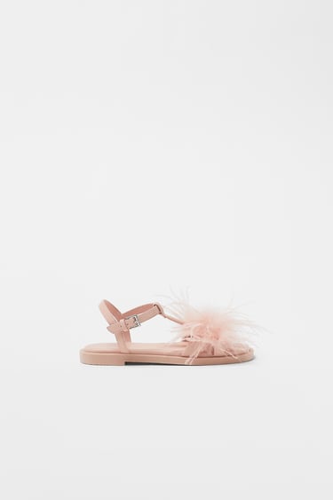 KIDS/ FEATHER SANDALS