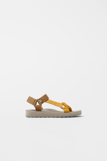 KIDS/ TECHNICAL SANDALS WITH HOOK-AND-LOOP STRAPS