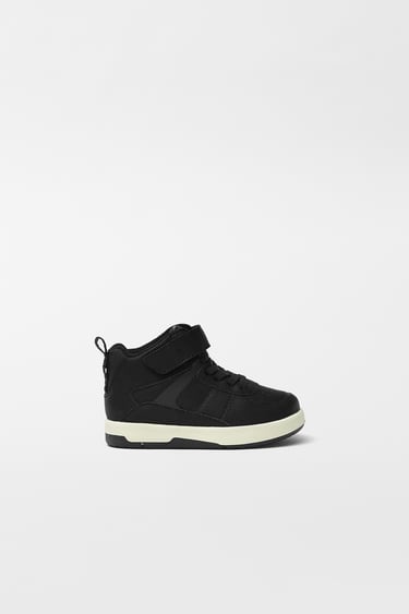 BABY/ HOHER SNEAKER AUS MATERIALMIX
