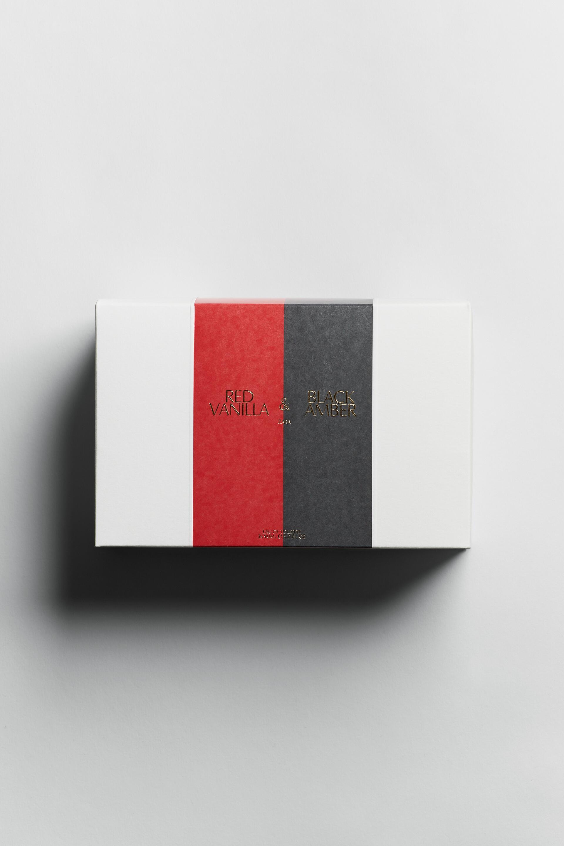 Zara black amber and red vanilla perfume Clearance