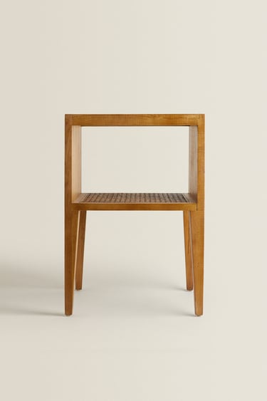Image 0 of WOODEN BEDSIDE TABLE from Zara