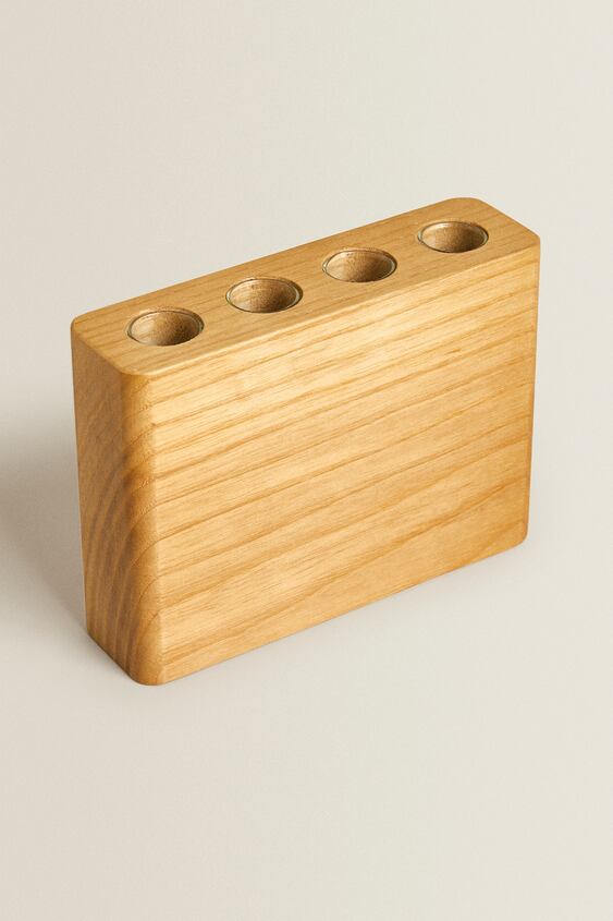 Wooden Toothbrush Holder Natural, Wooden Toothbrush Stand