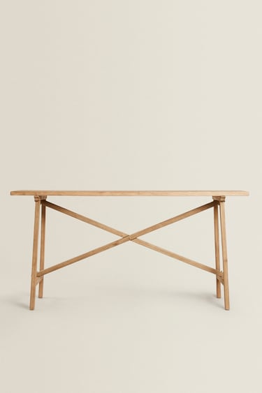 Image 0 of RECYCLED WOOD CONSOLE TABLE from Zara