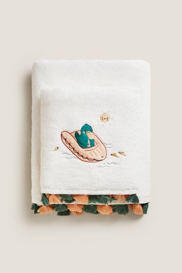 PLATYPUS EMBROIDERED TOWEL