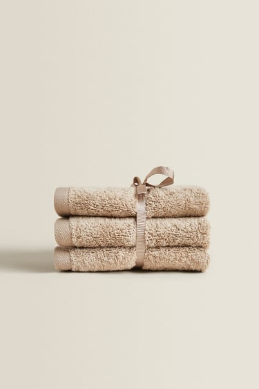 (PACK OF 3) HIGH QUALITY COTTON TOWELS