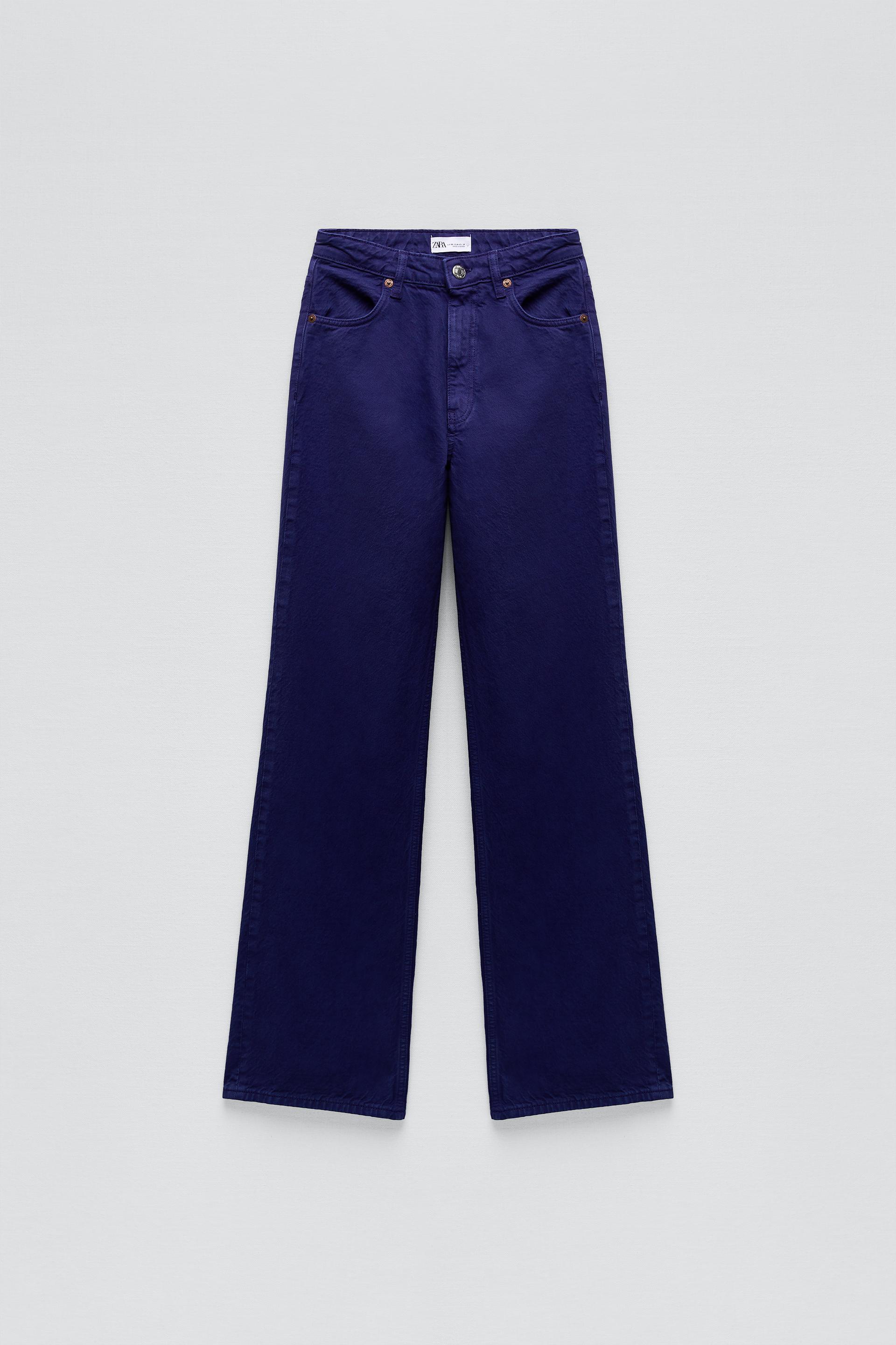 WIDE-LEG JEANS - Bluish | ZARA Australia