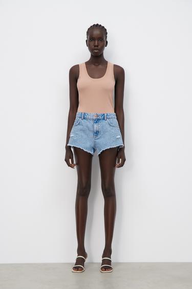 Pantalones Cortos de Mujer | Nueva Colección Online | ZARA Chile