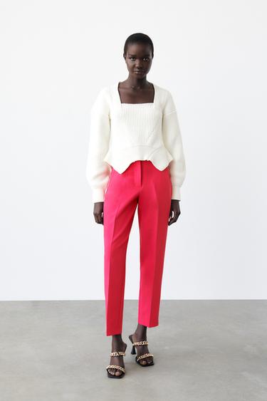 Pantalones rosas de mujer | ZARA Chile