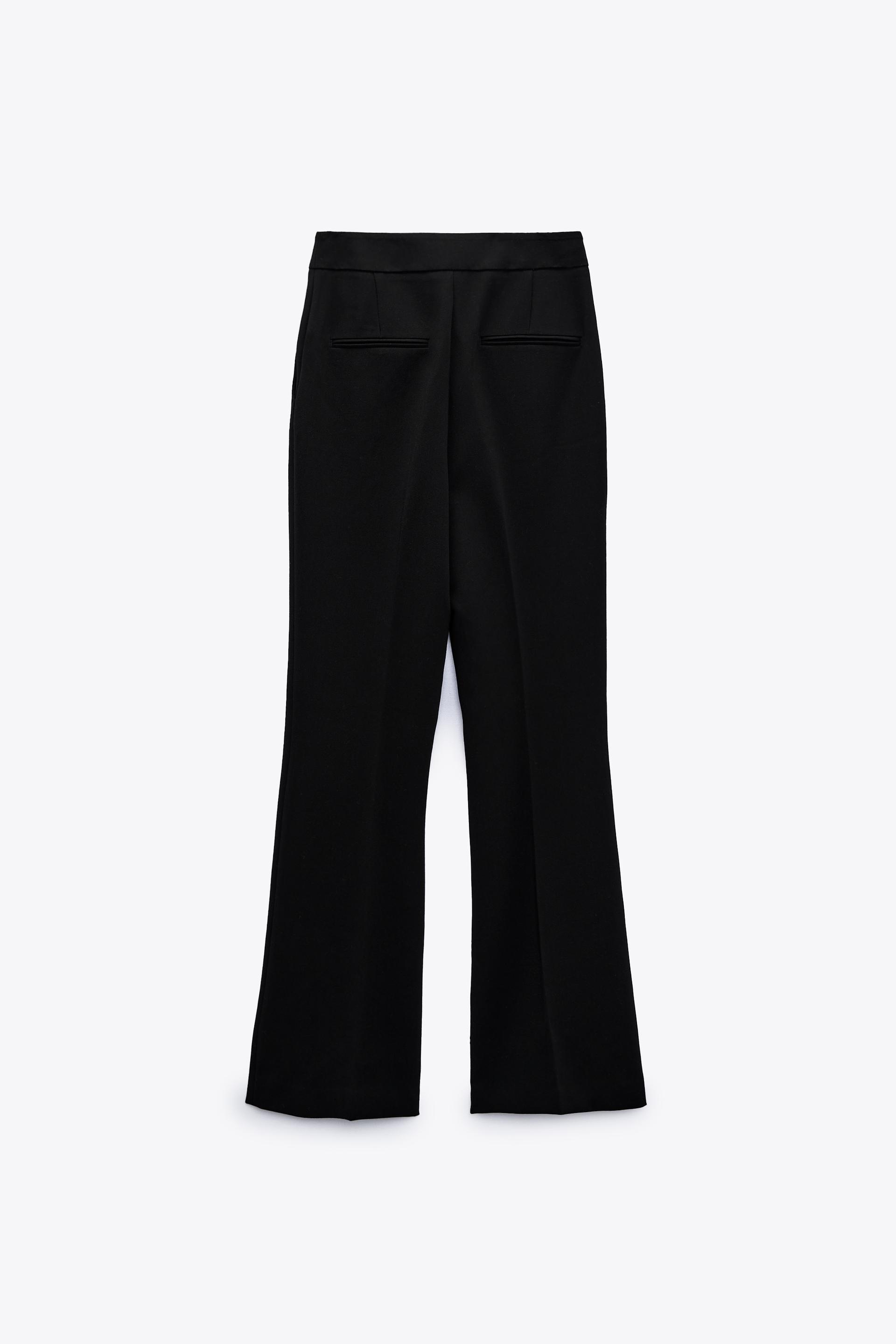 FLARED BOOTCUT TROUSERS WITH VENTS 