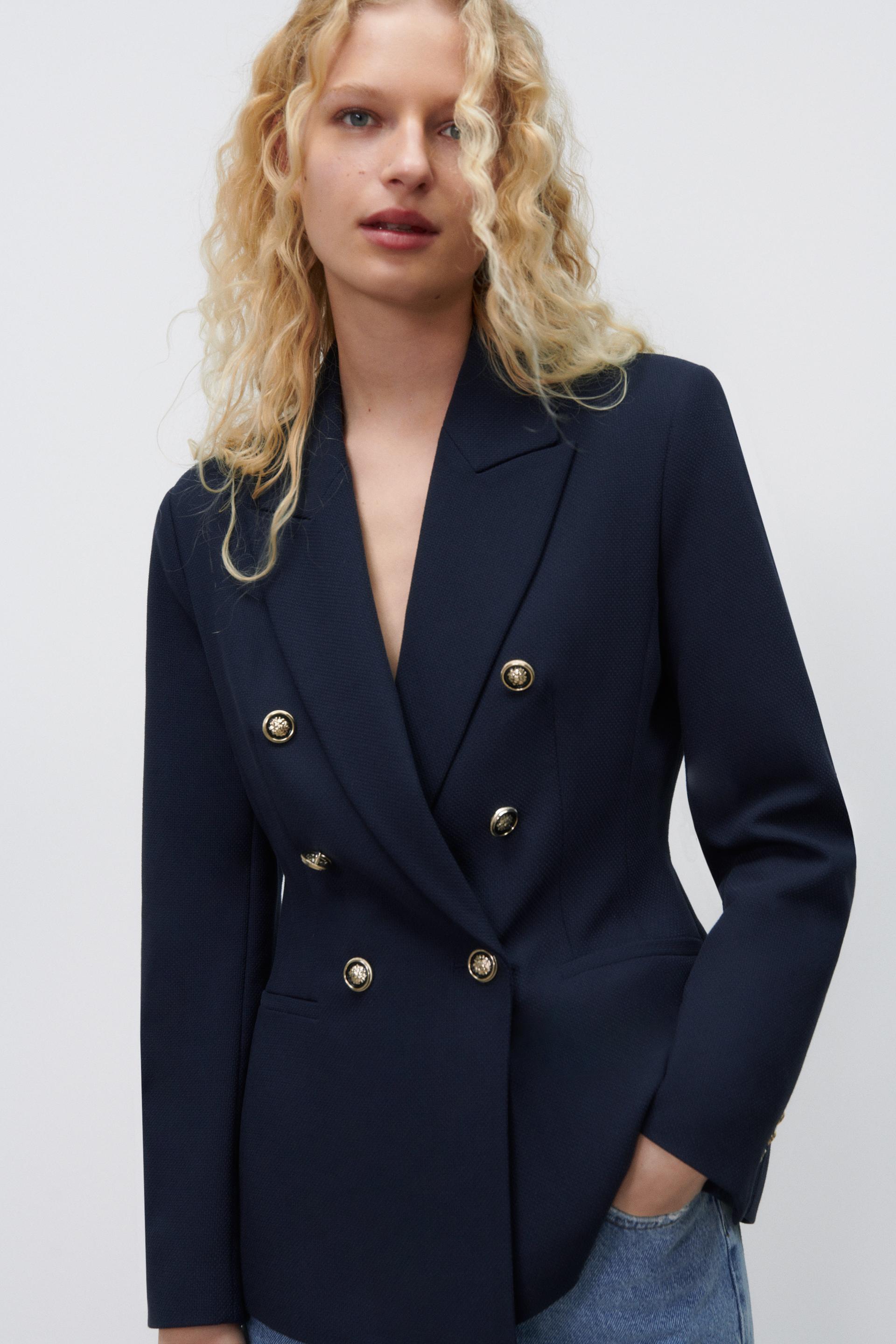 Blazer doble botonadura Mujer | ZARA España
