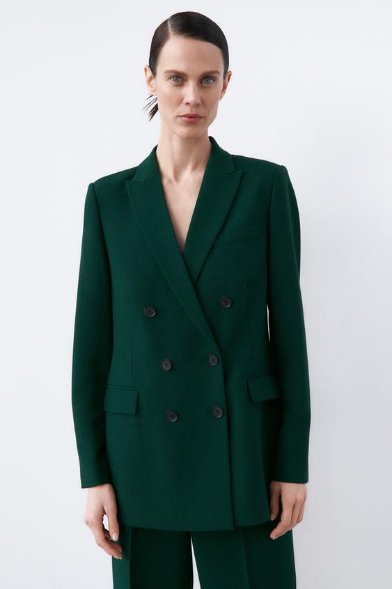 BLAZER ENTALLADA CRUZADA - Lila | ZARA España