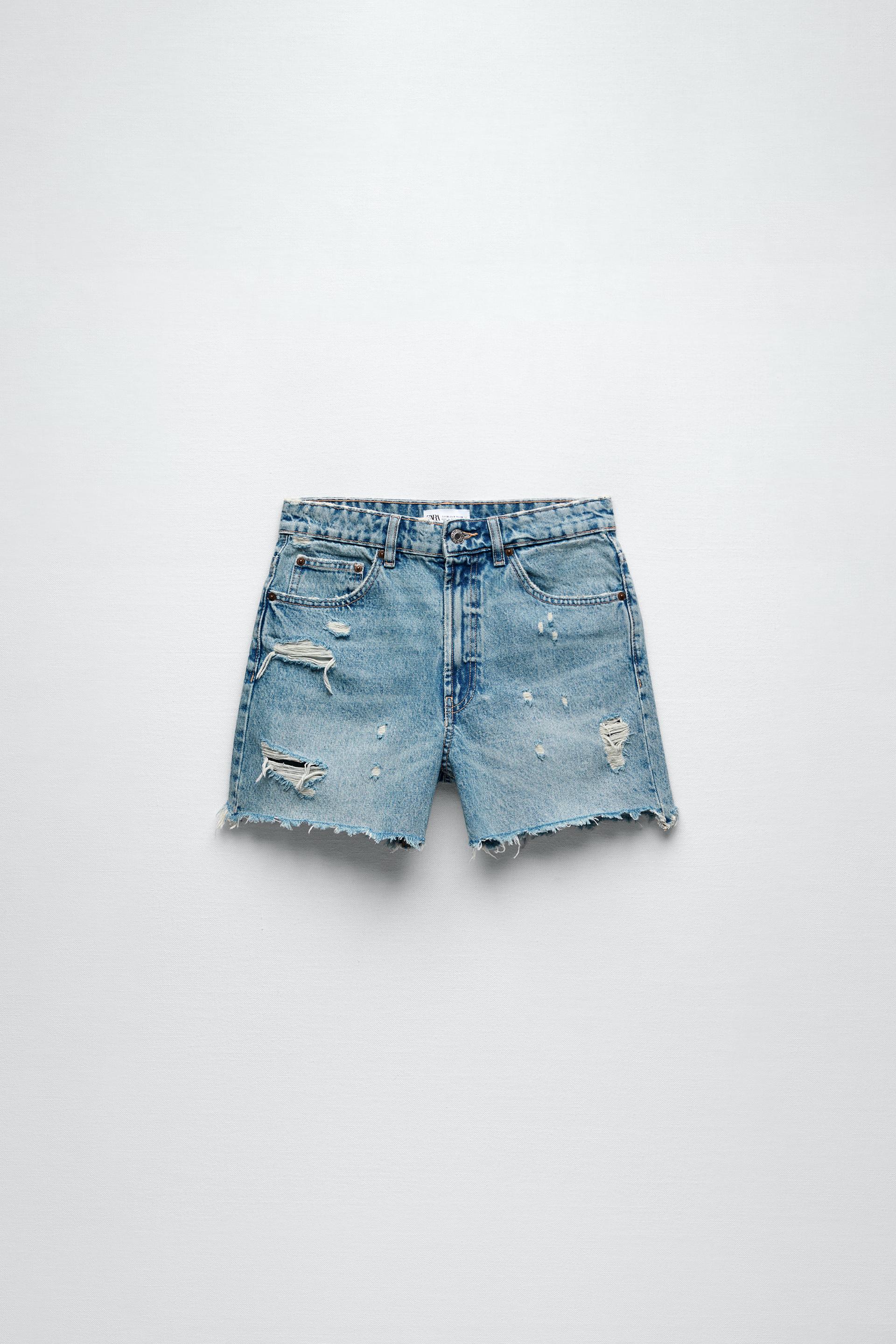 DENIM BERMUDA SHORTS - Blue | ZARA Australia
