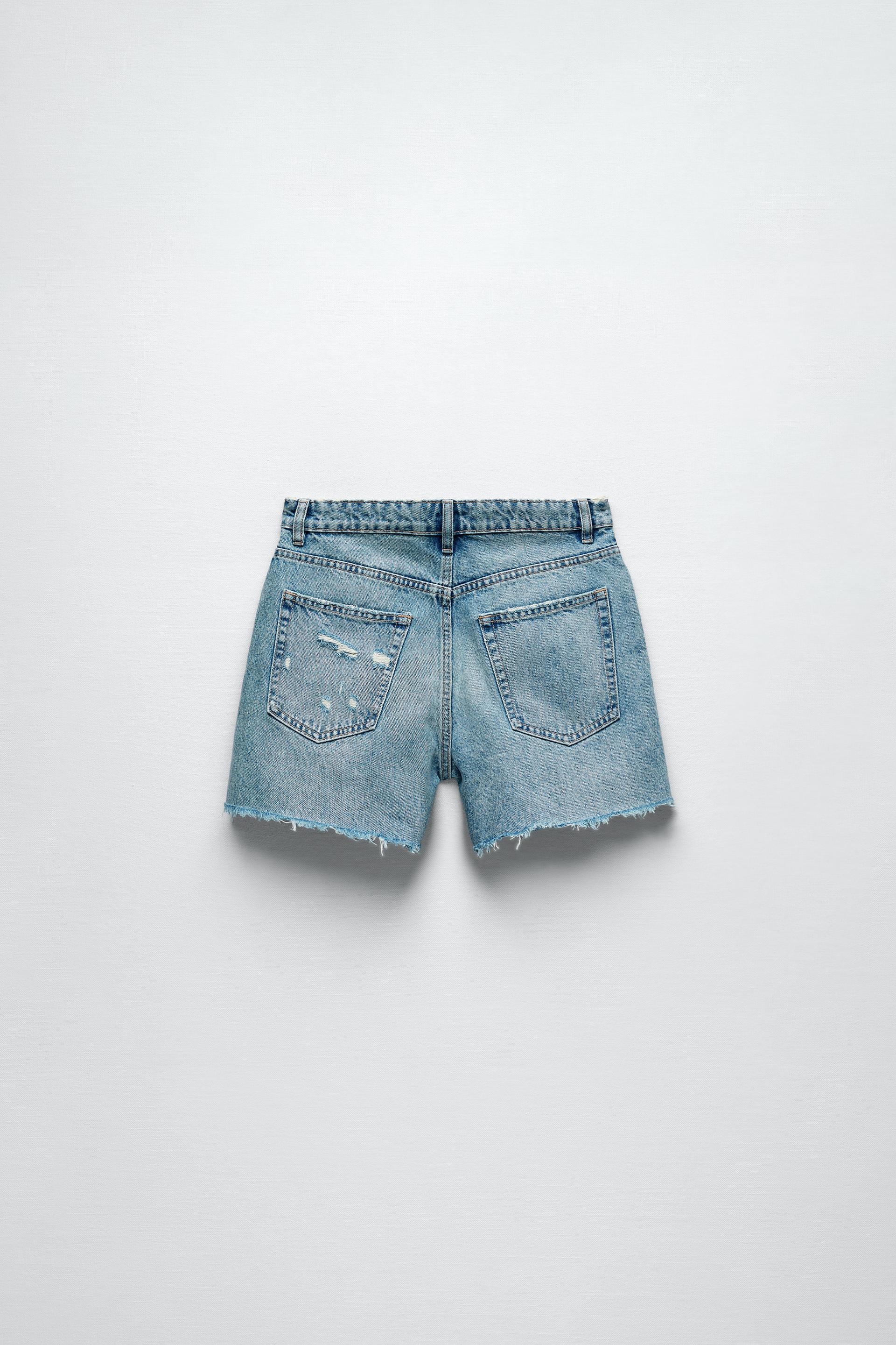 DENIM BERMUDA SHORTS - Blue | ZARA Australia
