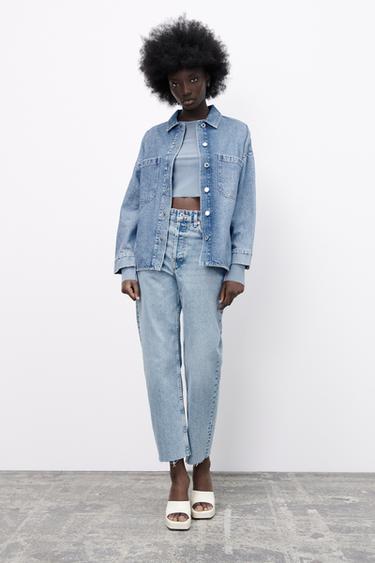 Lo mejor pantalones vaqueros mujer zara - Jeans 2022 - Aliexpress