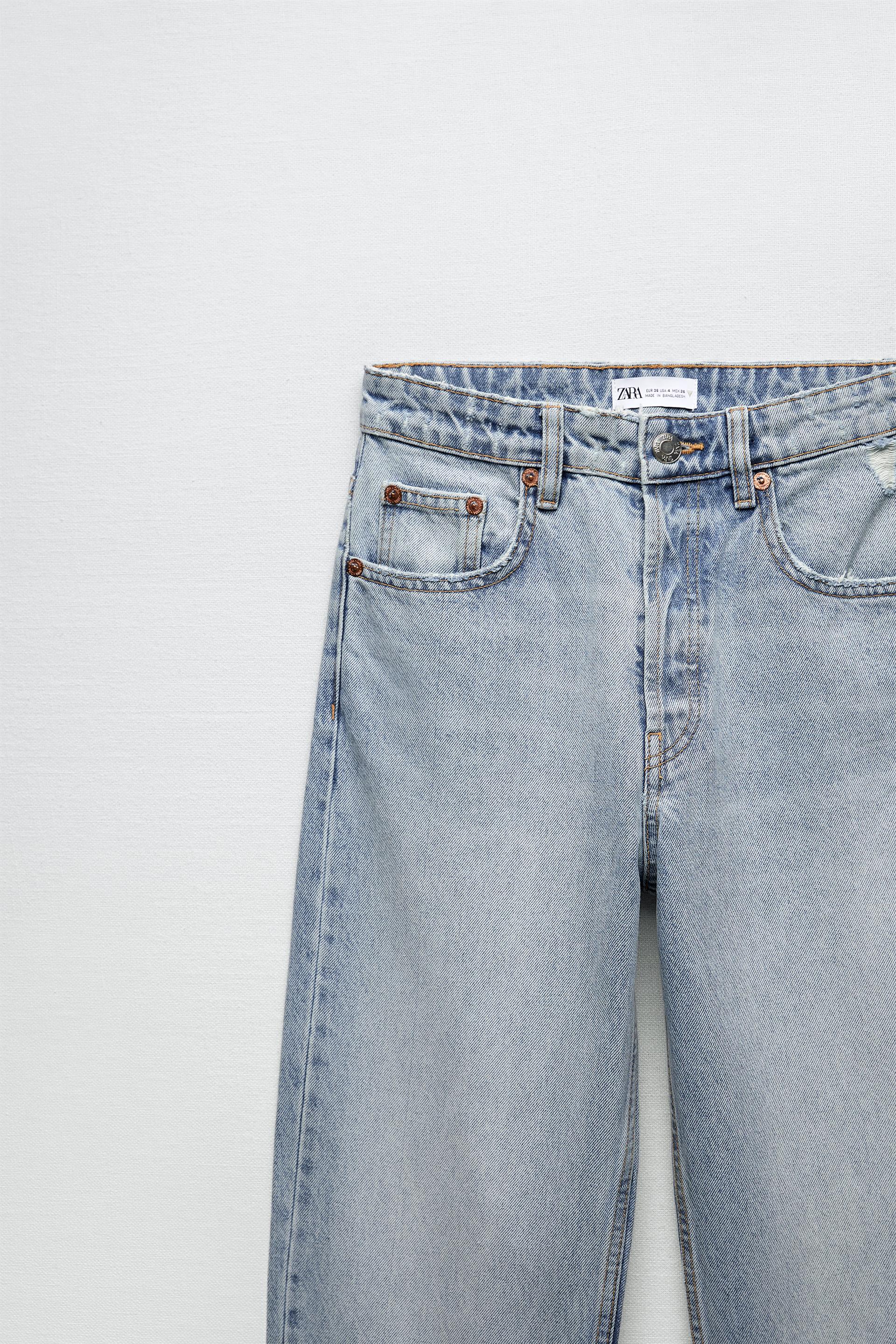 HI-RISE JEANS - Light blue | ZARA Australia