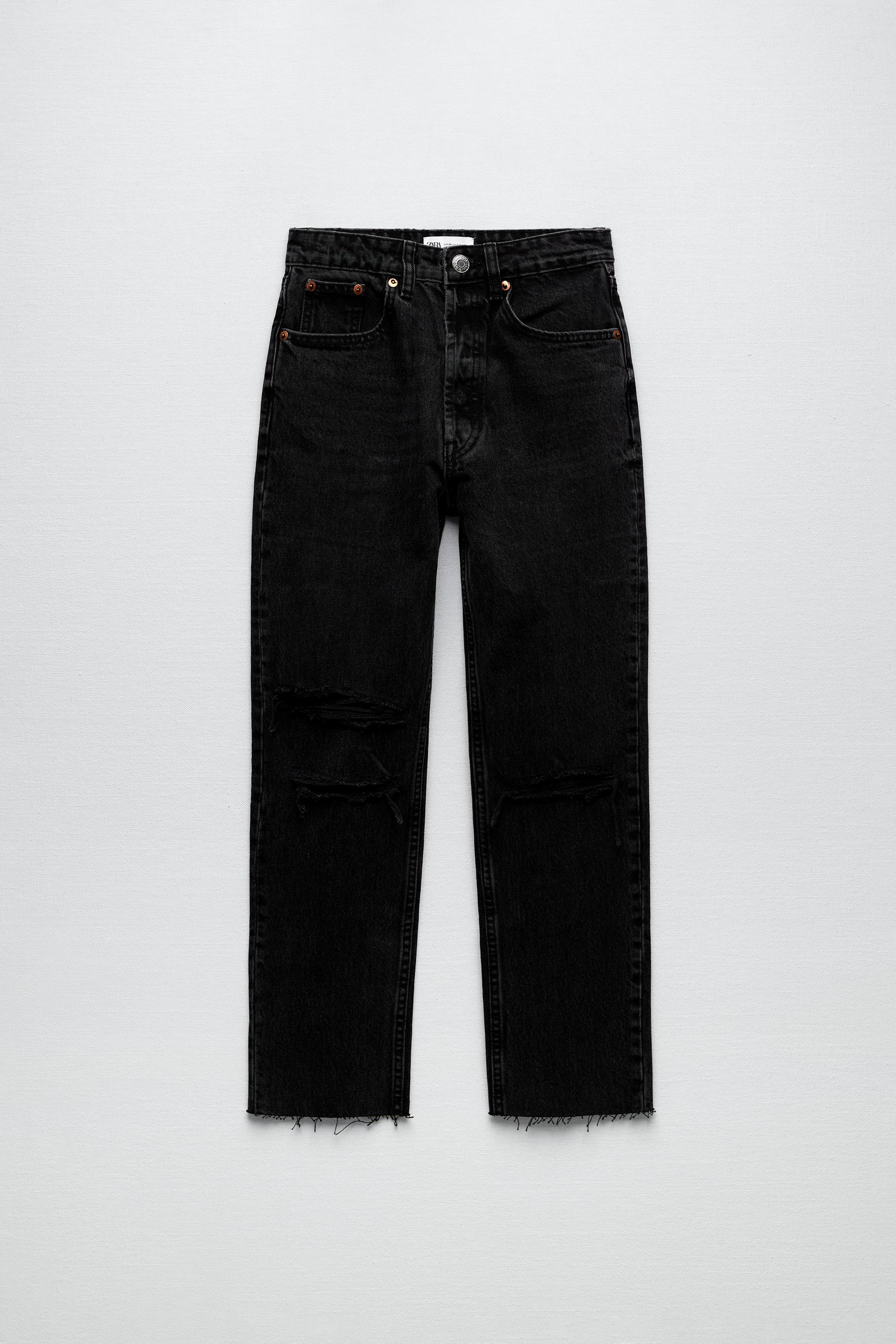 HIGH-RISE JEANS - Black | ZARA Australia