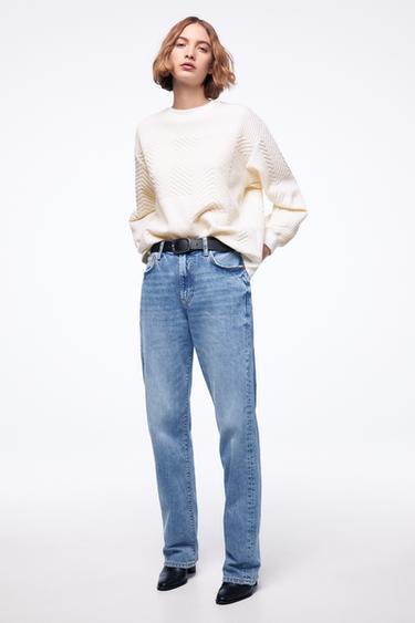 zara white sweatshirt