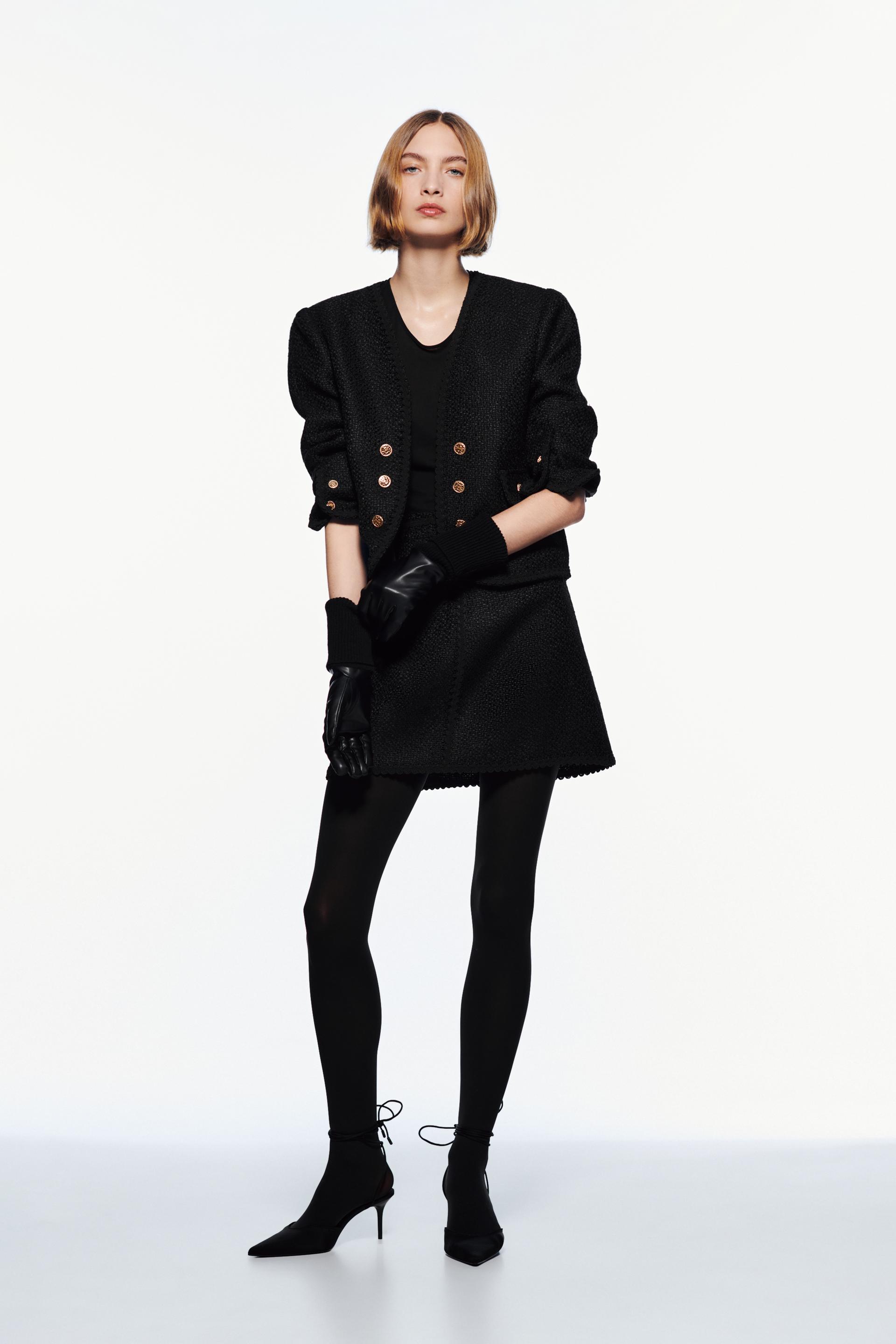 FLARED MINI SKIRT - Black | ZARA Australia