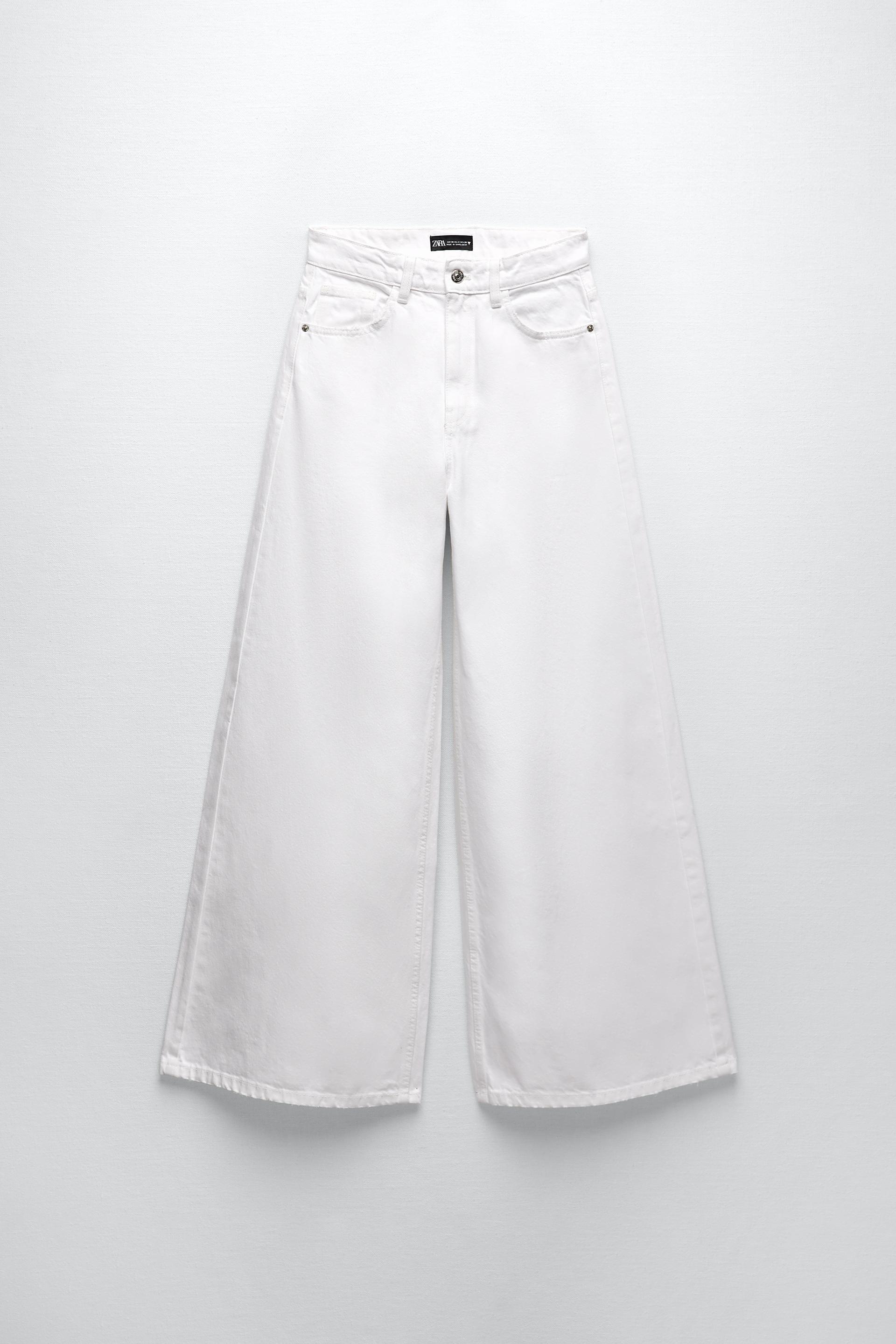 WIDE-LEG JEANS - White | ZARA Australia