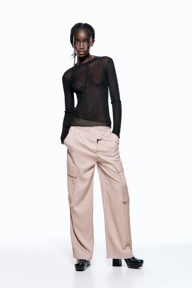 Pantalones Palazzo de Mujer | ZARA España