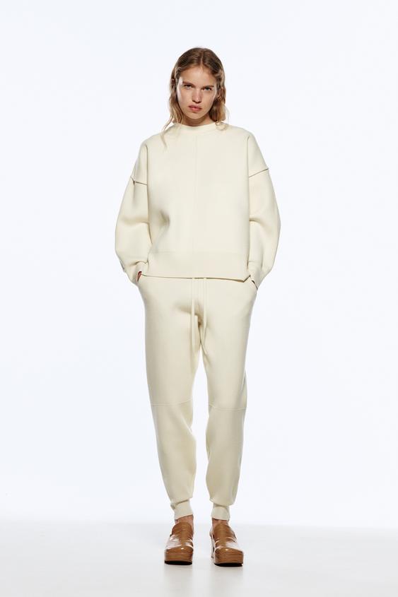 JOGGING PUNTO - Crudo | ZARA Chile