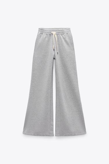 Mujer Pantalón Ancho De Algodón Gris | Pantalones PARFOIS — Watprotech