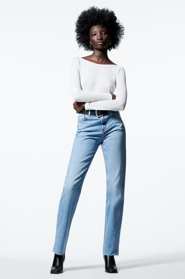 Vaqueros Rectos de Mujer | ZARA España
