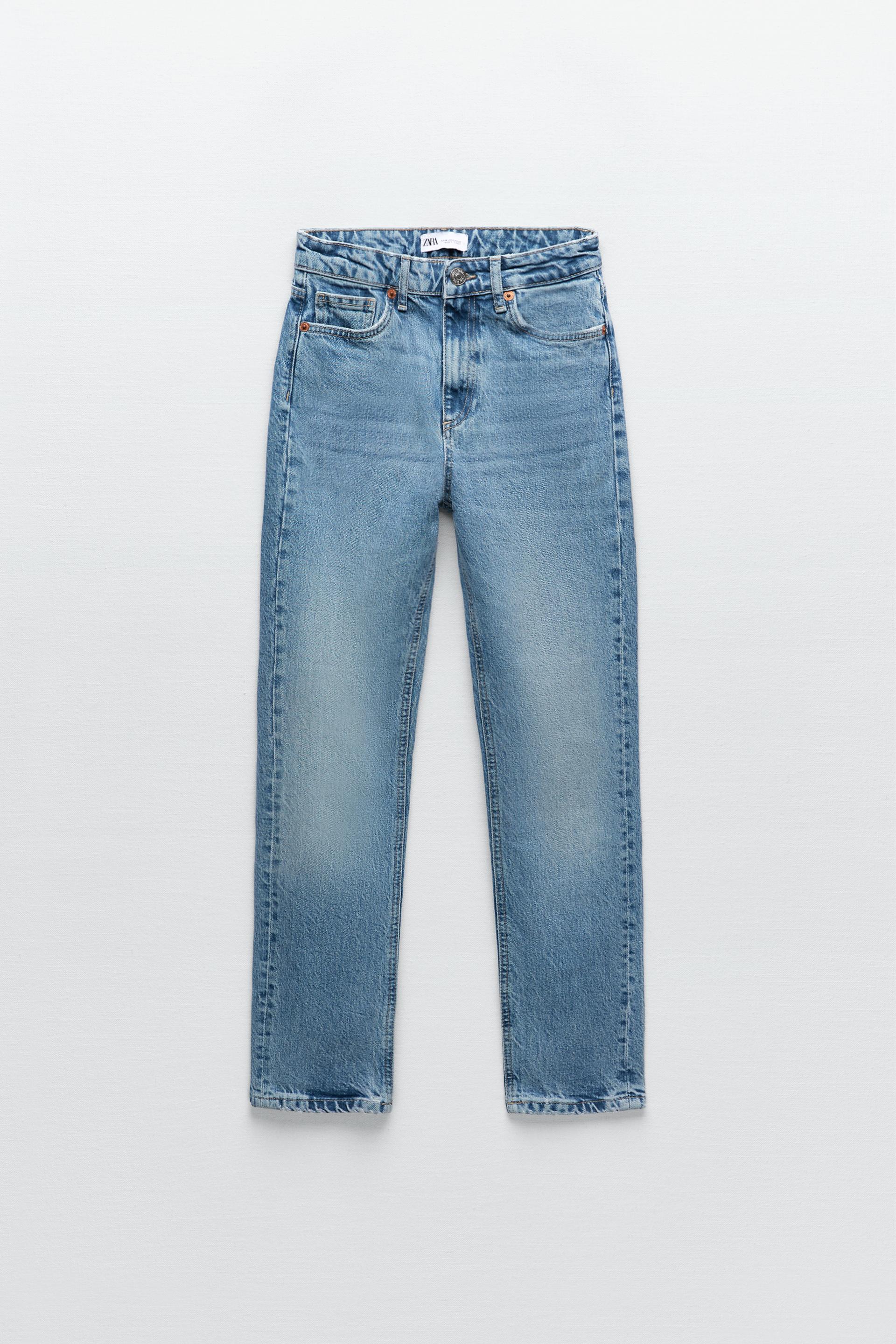 HIGH-RISE JEANS - Blue | ZARA Australia