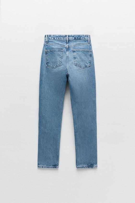 HIGH-RISE JEANS - Blue | ZARA Australia