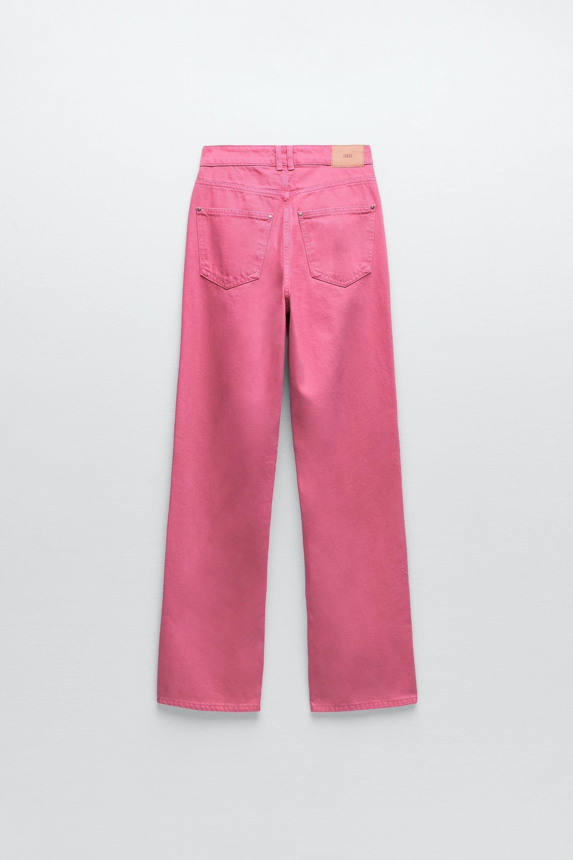 Z1975 HIGH-RISE FULL-LENGTH JEANS - Deep blue | ZARA South Africa