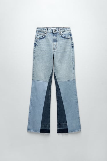 JEANS WIDE LEG PATCHWORK COLLECTION