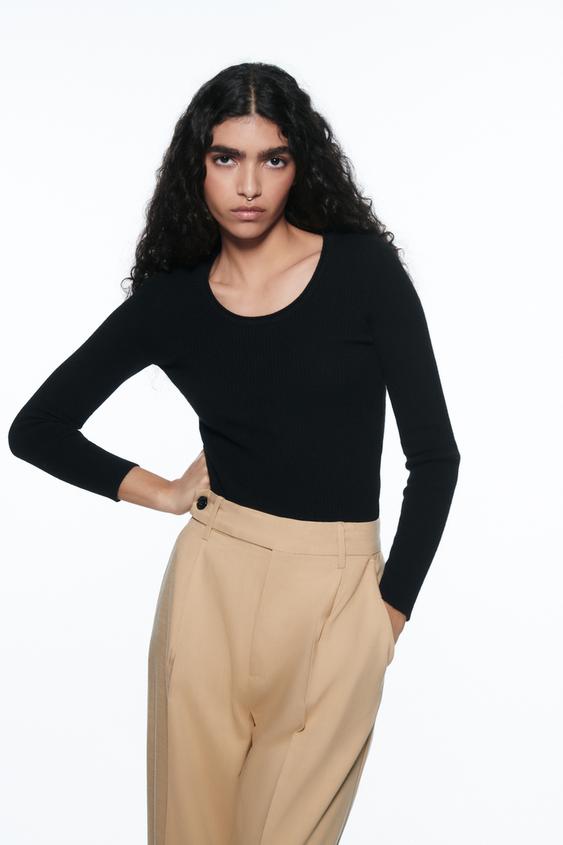 PANTALÓN ANCHO MASCULINO - Tostado | ZARA España