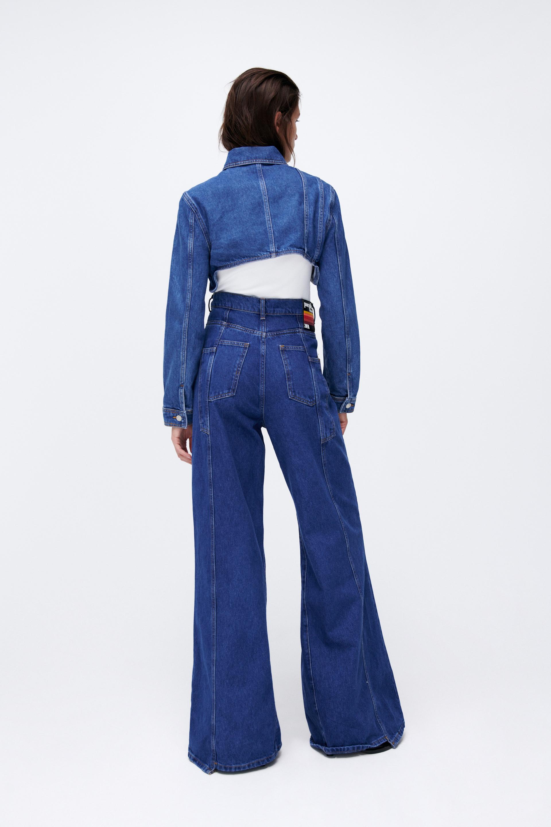 PURPLE MAGAZINE ZW FLARED WIDE-LEG 