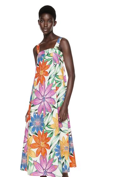 Vestidos Flores Vestidos Mujer | ZARA Perú