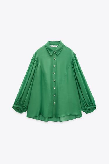 Camisas verdes de mujer | ZARA Chile