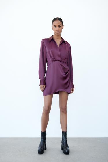 Vestidos Morados de Mujer | ZARA Chile