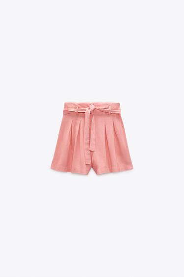 Women's Paperbag Shorts | ZARA Australia