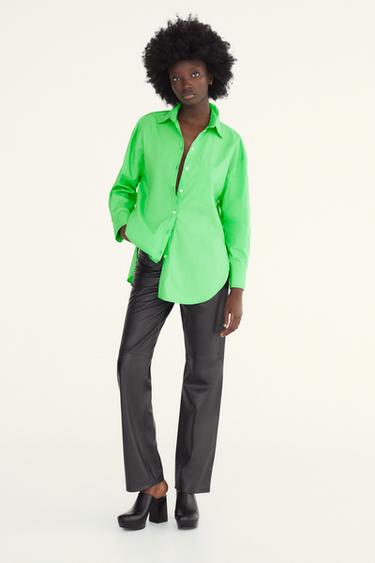 Camisas verdes de mujer | ZARA Chile