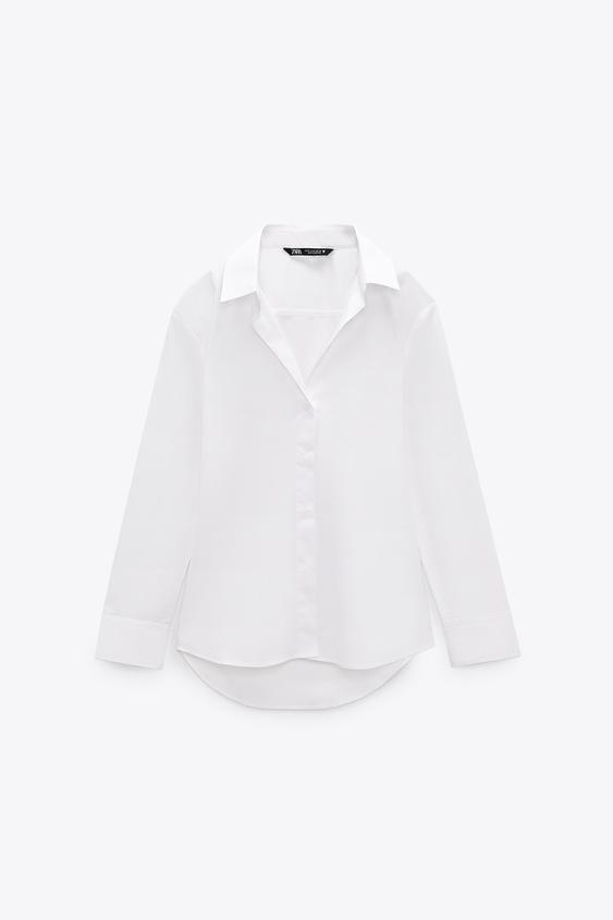 FITTED SHIRT - White | ZARA Australia