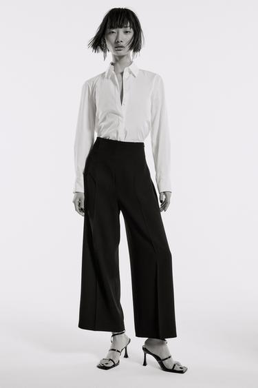 Pantalones Cropped de Mujer | ZARA Uruguay