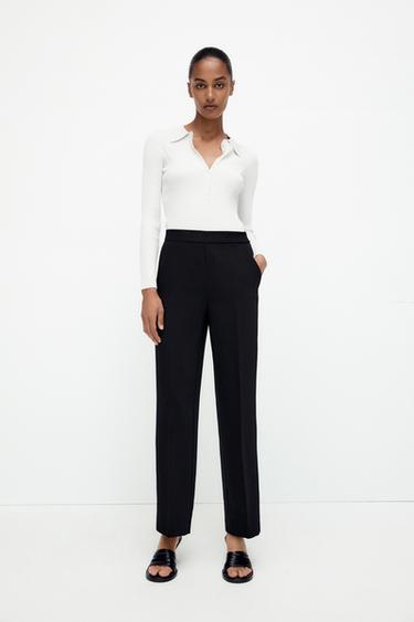 Pantalones Negros de Mujer | ZARA Chile