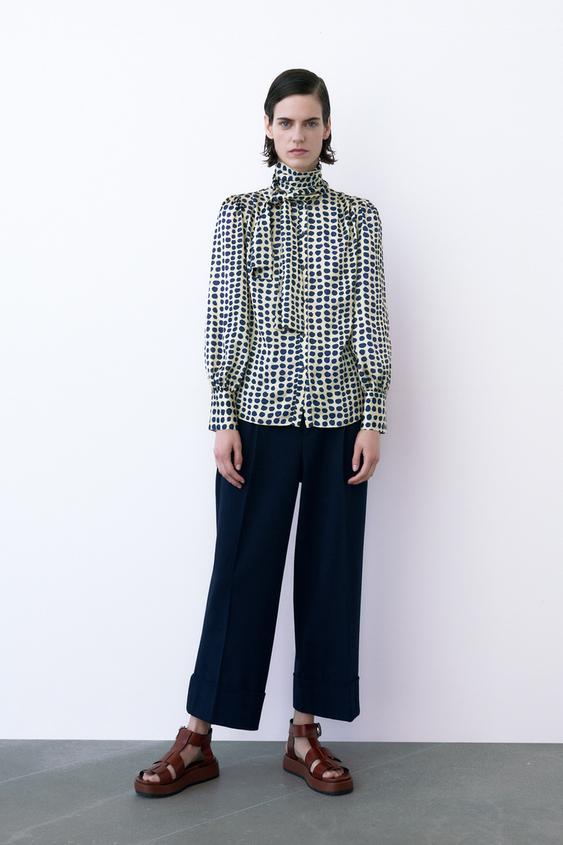 BOW SHIRT - Multicoloured | ZARA Australia