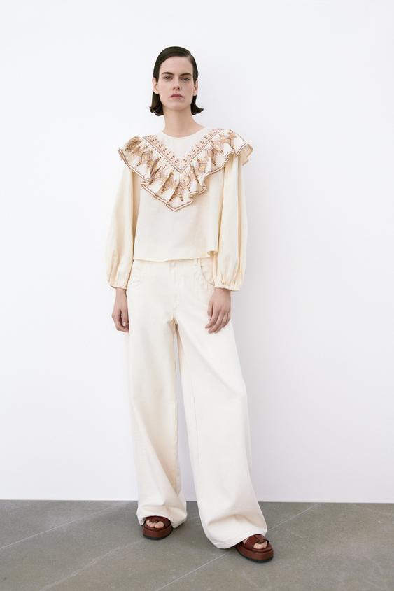 Volantes de Camisas y Blusas para Mujer de Zara | FASHIOLA.mx
