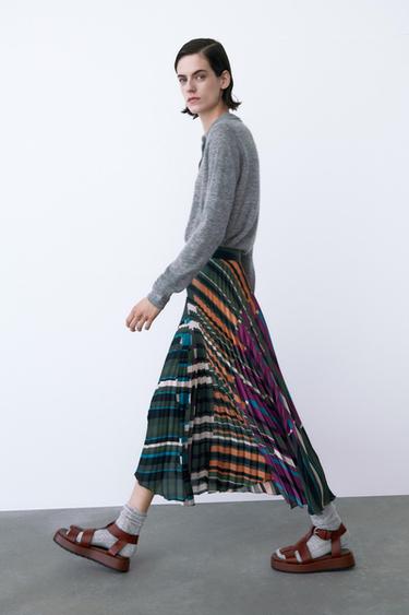 Faldas Midi de Mujer | ZARA Chile