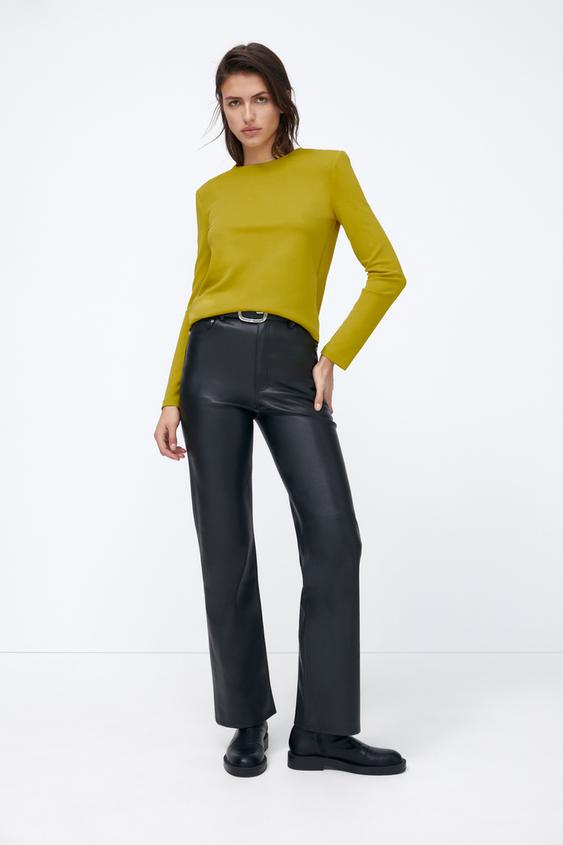 WITH SHOULDER PADS - Oil | ZARA Australia