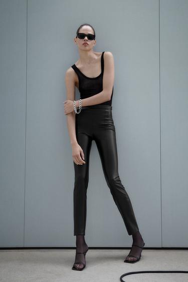 Pantalones Negros de Mujer | Nueva Colección Online | ZARA Chile