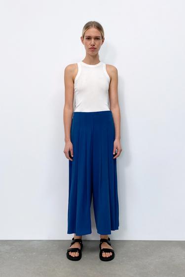 Pantalones Culotte de Mujer | ZARA Perú